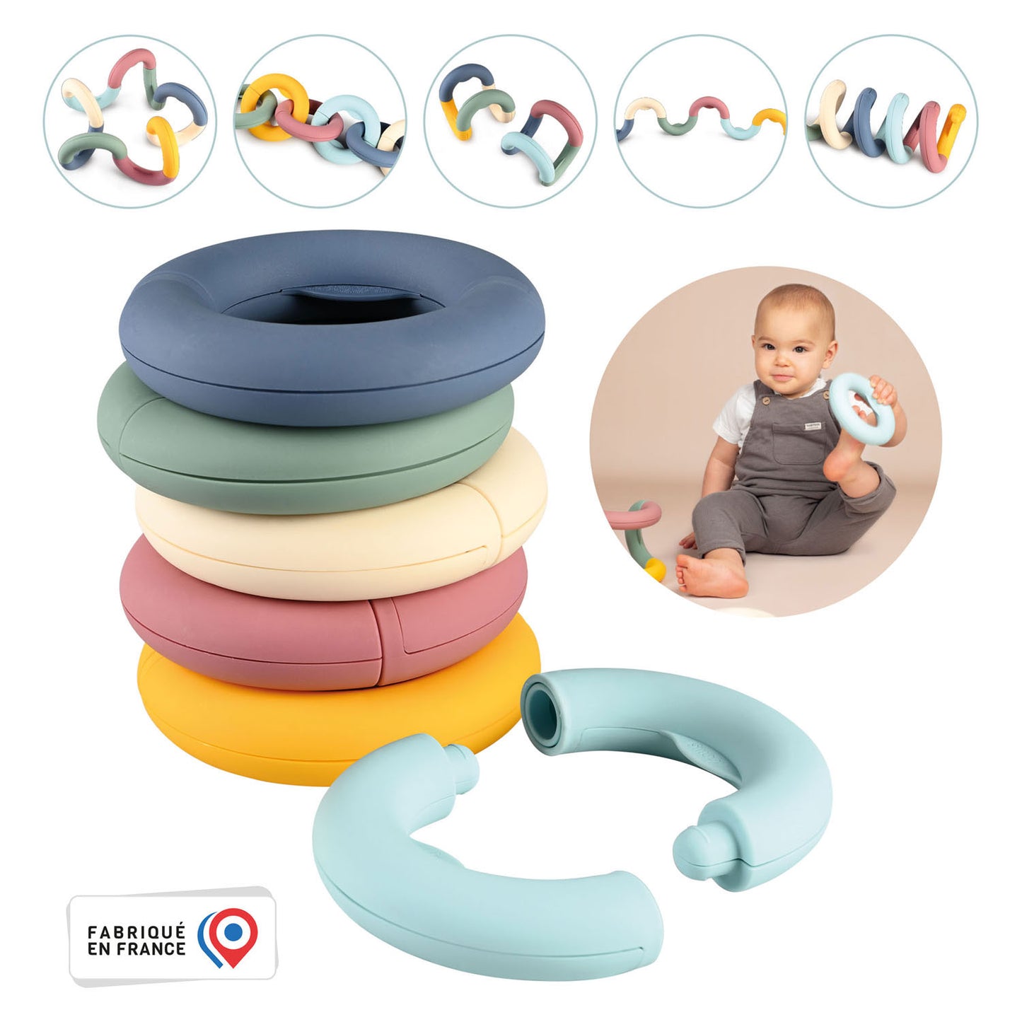 Giocattoli da costruzione di piccoli tubo