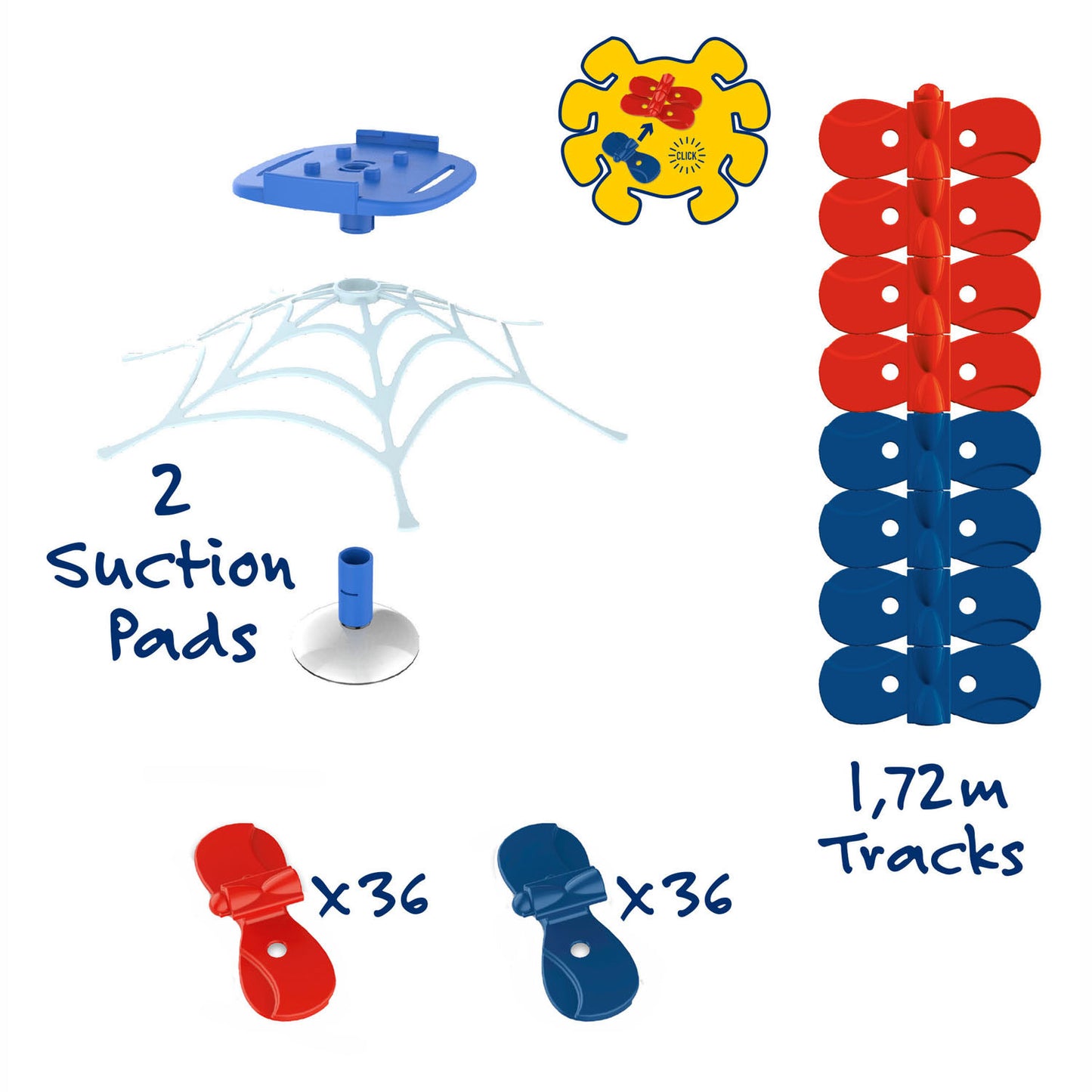 Smoby Spidey Amazing Friends Flextreme Race Track Expansion Set, 72dlg.