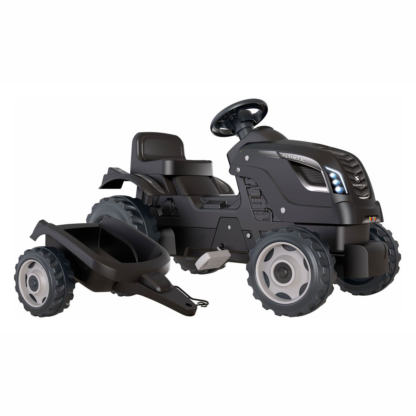 Smoby Farmer XL STEPTRATOR CON TRACAJE NEGRO