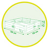 Sandbox da giardino quadrato Smoby