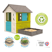 Smoby Square Speelhuis con sandbox - afbeelding 3