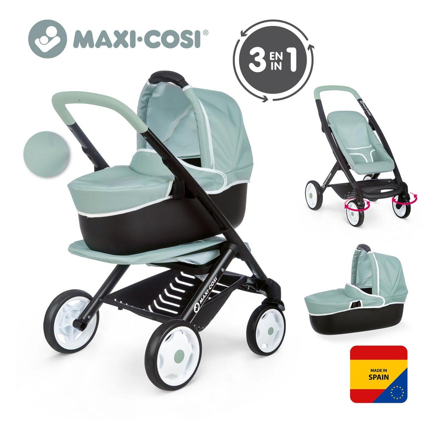 Smoby - Maxi -Cosi Doll Proper Sage 3in1