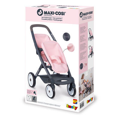 Smoby - carrozzina maxi -cosi per 2 bambole