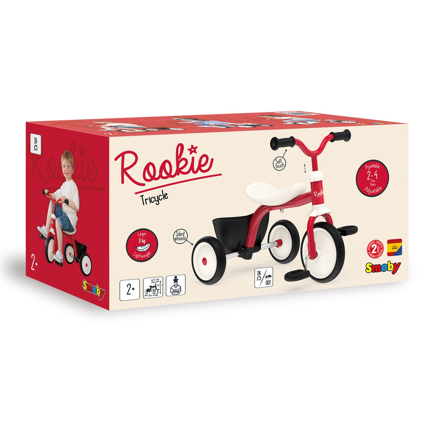 Triciclo de triciclo de novato smoby