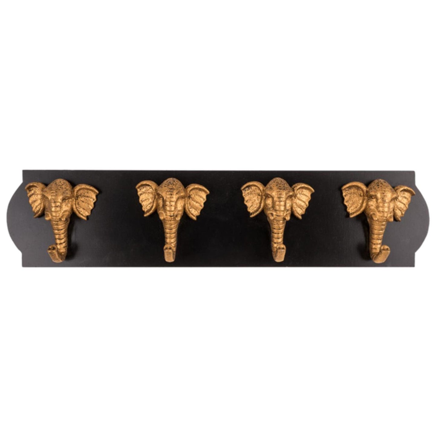 Ootb perchero de madera elefante de aprox. 48x11x5,5 cm