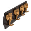 Ootb perchero de madera elefante de aprox. 48x11x5,5 cm
