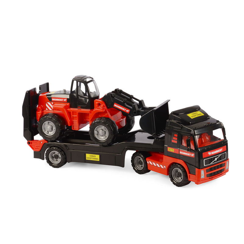 Cavallino Mammoet Truck con rimorchio ed escavatore