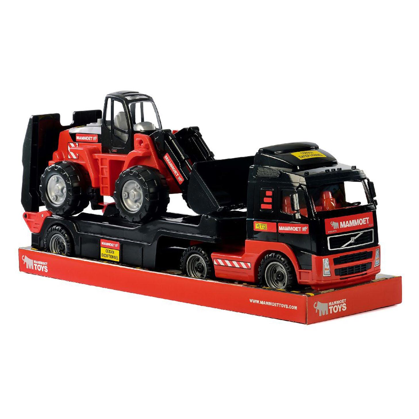 Cavallino Mammoet Truck con rimorchio ed escavatore