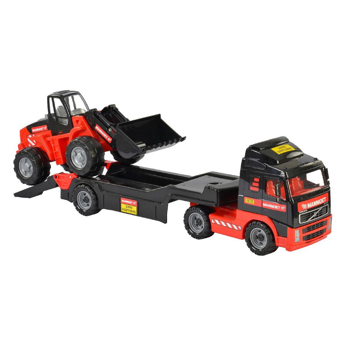 Cavallino Mammoet Truck con rimorchio ed escavatore