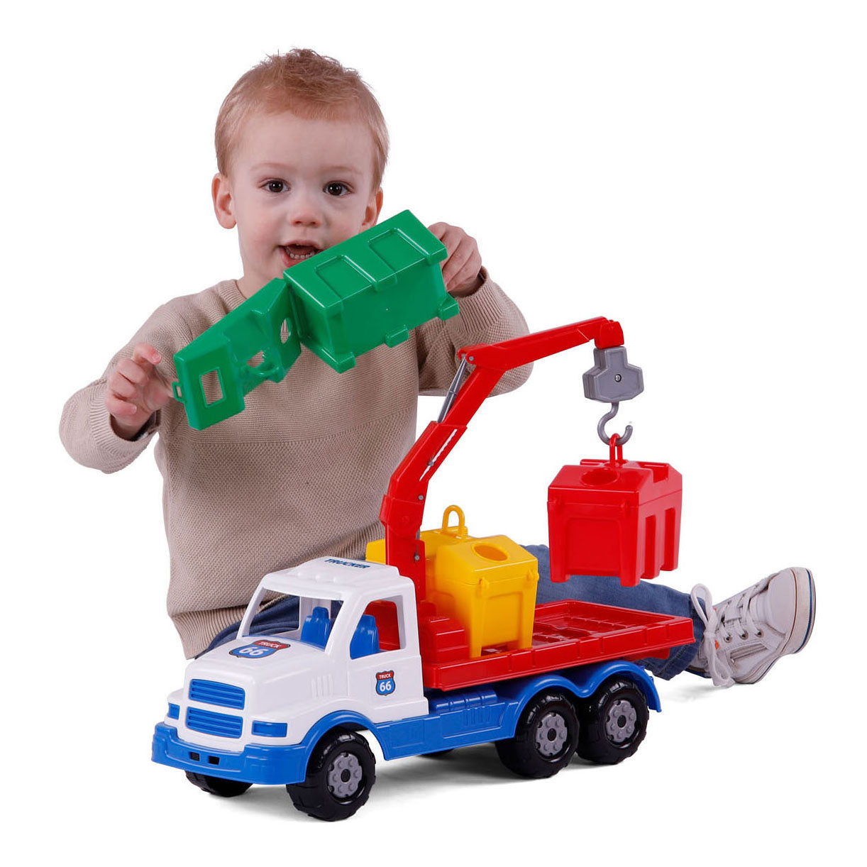 Cavallino Toys Cavallino XL Torped Container Truck, 47 cm