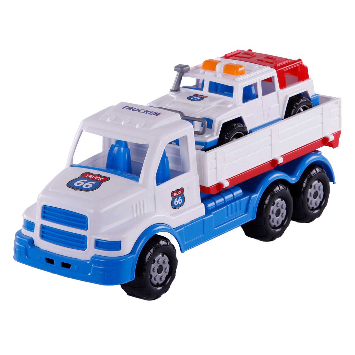 Cavallino Toys Cavallino XL Torpedo Truck con Jeep, 46.6 cm