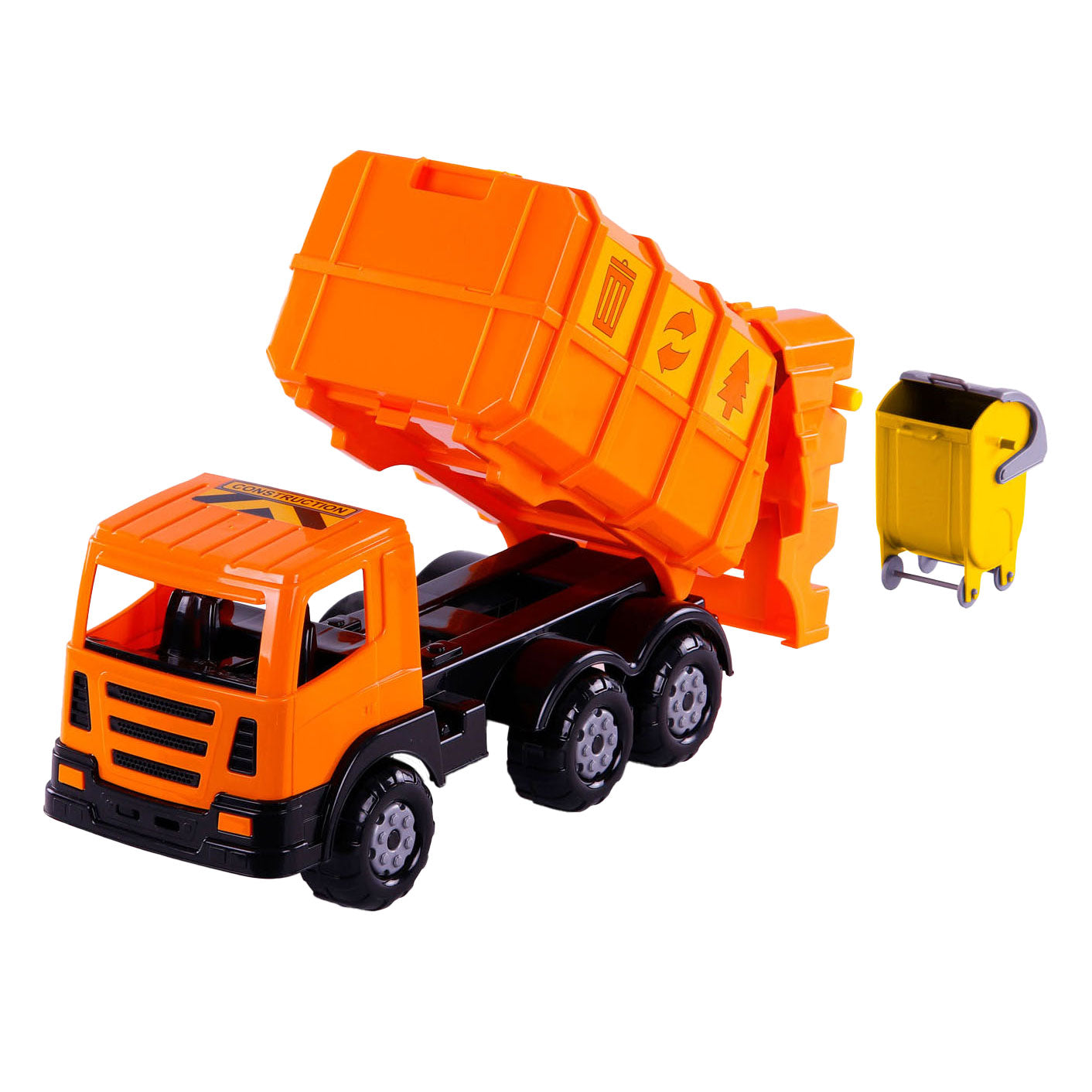 Cavallino Toys Cavallino XL Camina de basura Naranja, 42 cm