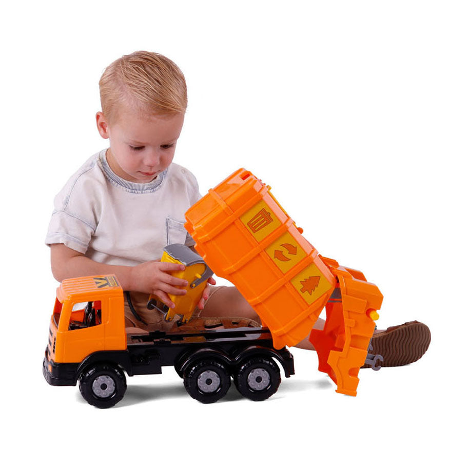 Cavallino Toys Cavallino XL Camina de basura Naranja, 42 cm