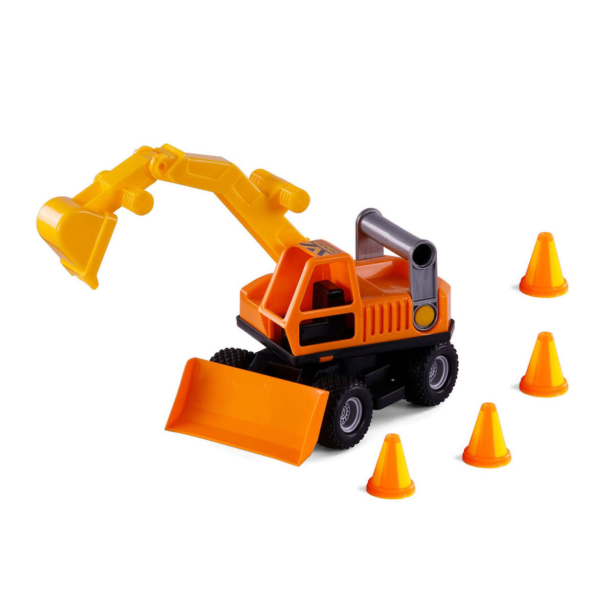 Cavallino grip graafmachine met rubberbanden, 29cm