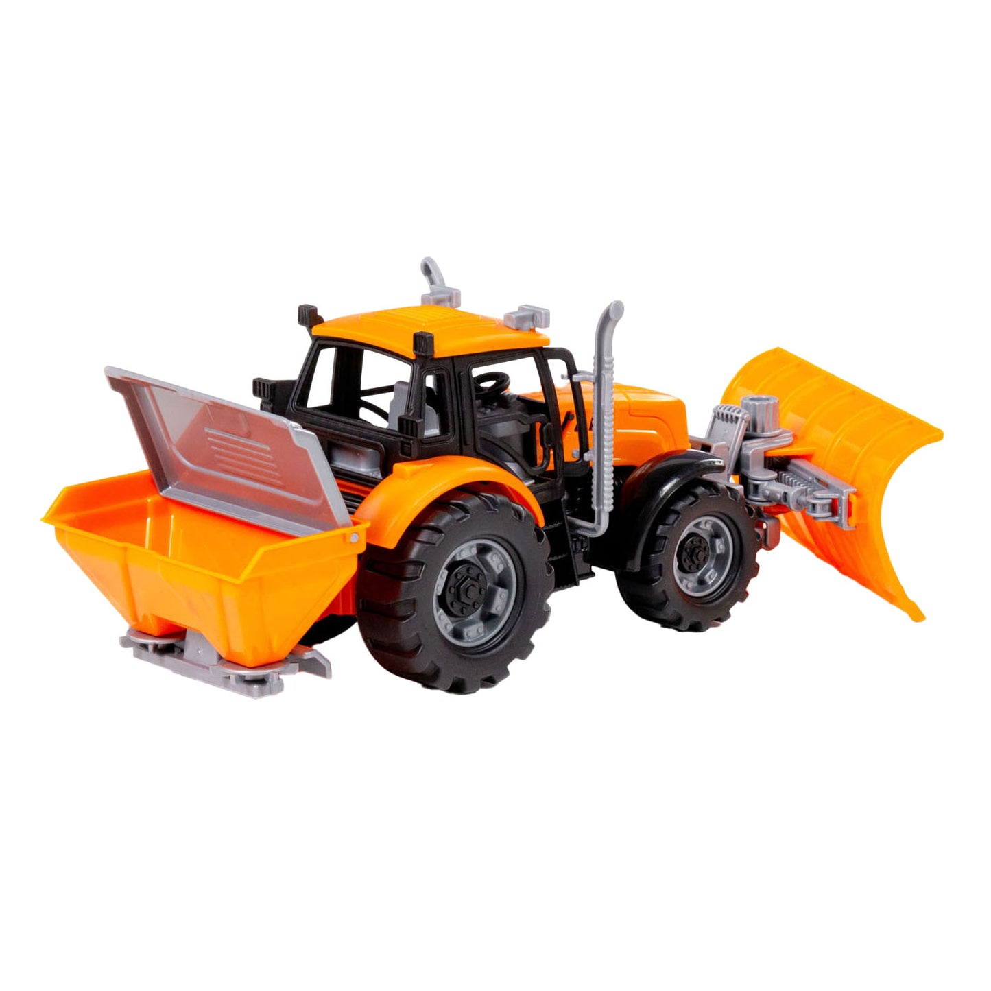 Cavallino Toys Tractor Cavallino con Giallo Plow Snow, Scala 1:32