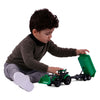 Cavallino Toys Tractor Cavallino con cargador y tortura de suministro verde, Escala 1:32