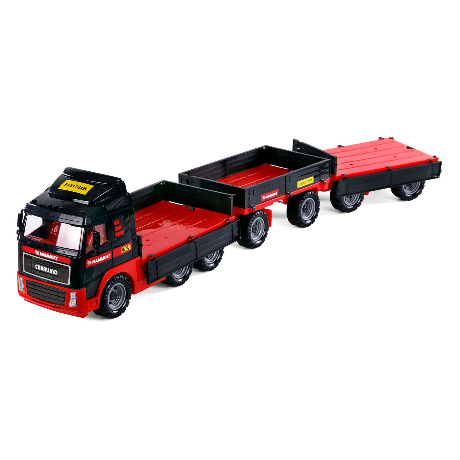 Cavallino Toys Cavallino Mammoet Truck con doppio rimorchio, scala 1:16