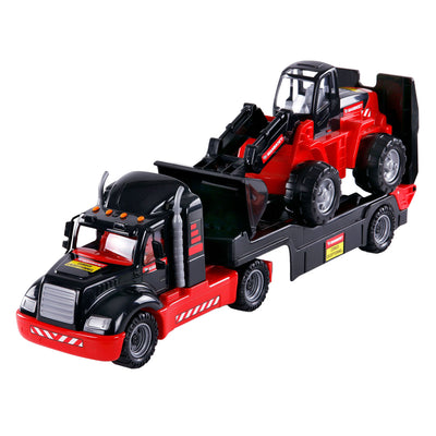 Cavallino mammoet torpedo vrachtwagen met bulldozer, schaal 1:16
