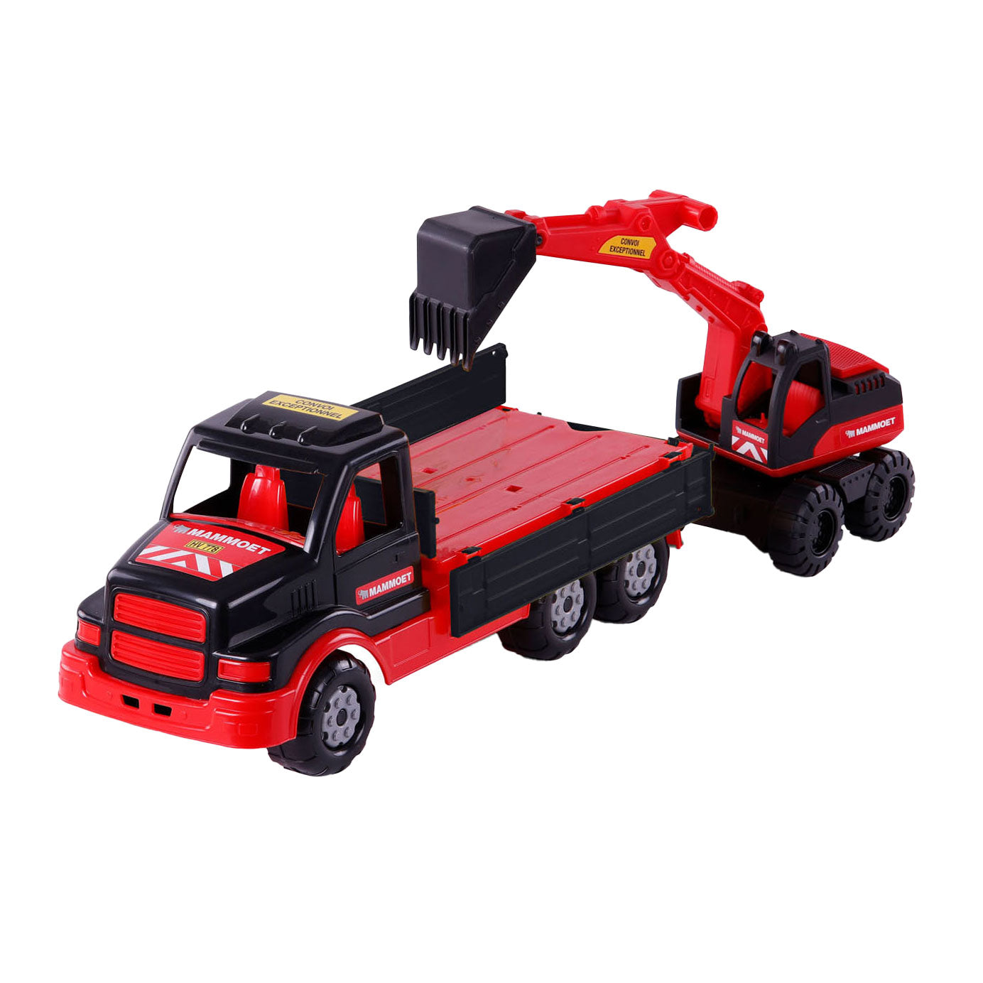 Cavallino Toys Cavallino Mammoet Torpedo camion con escavatore, 44,5 cm