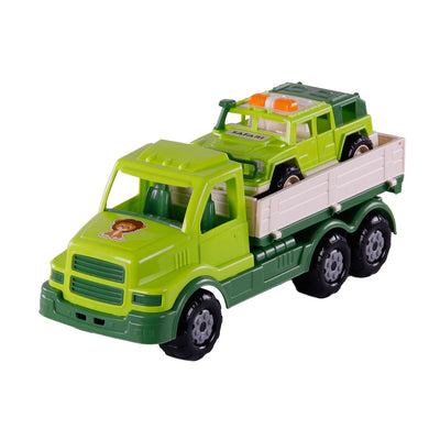 Cavallino Toys Cavallino XL Torpedo Truck con supervivencia Jeep Groen, 44.5 cm