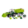 Cavallino Toys Cavallino XL Tractor Green con rimorchio e set di secchi di ribaltamento, 9dlg.