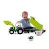 Cavallino Toys Cavallino XL Tractor Green con rimorchio e set di secchi di ribaltamento, 9dlg.