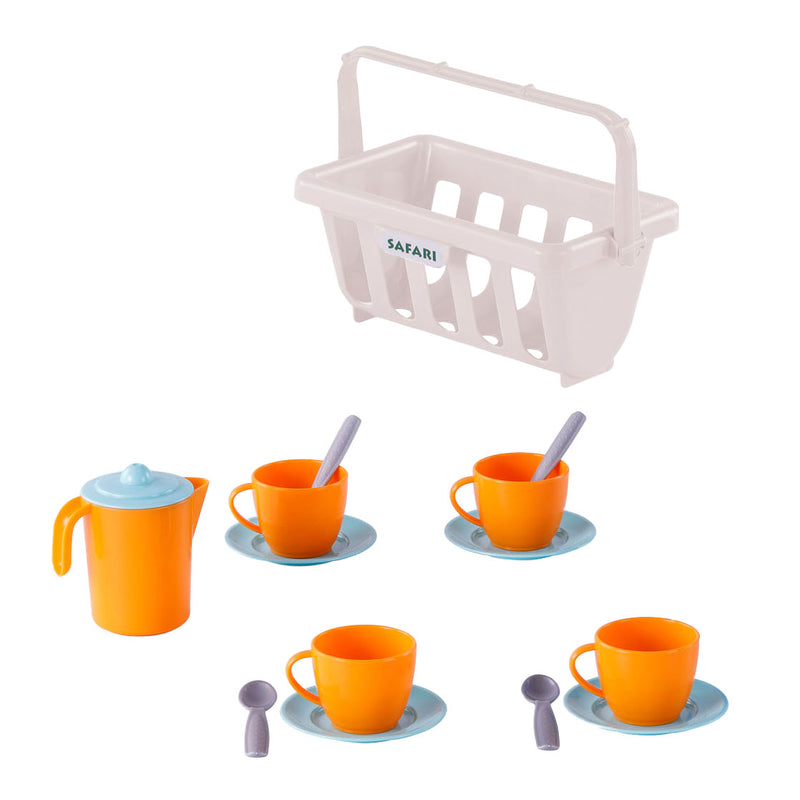 Cavallino servies in mand oranje, 15dlg.