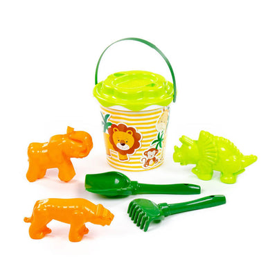 Cavallino Toys Cavallino XL Bucket con formas de arena, 7dlg.