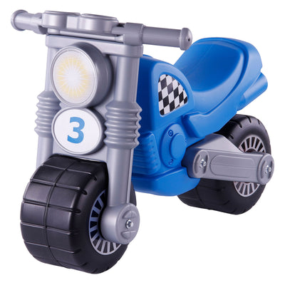Cavallino Toys Cavallino Motor Blauw Loopfiets