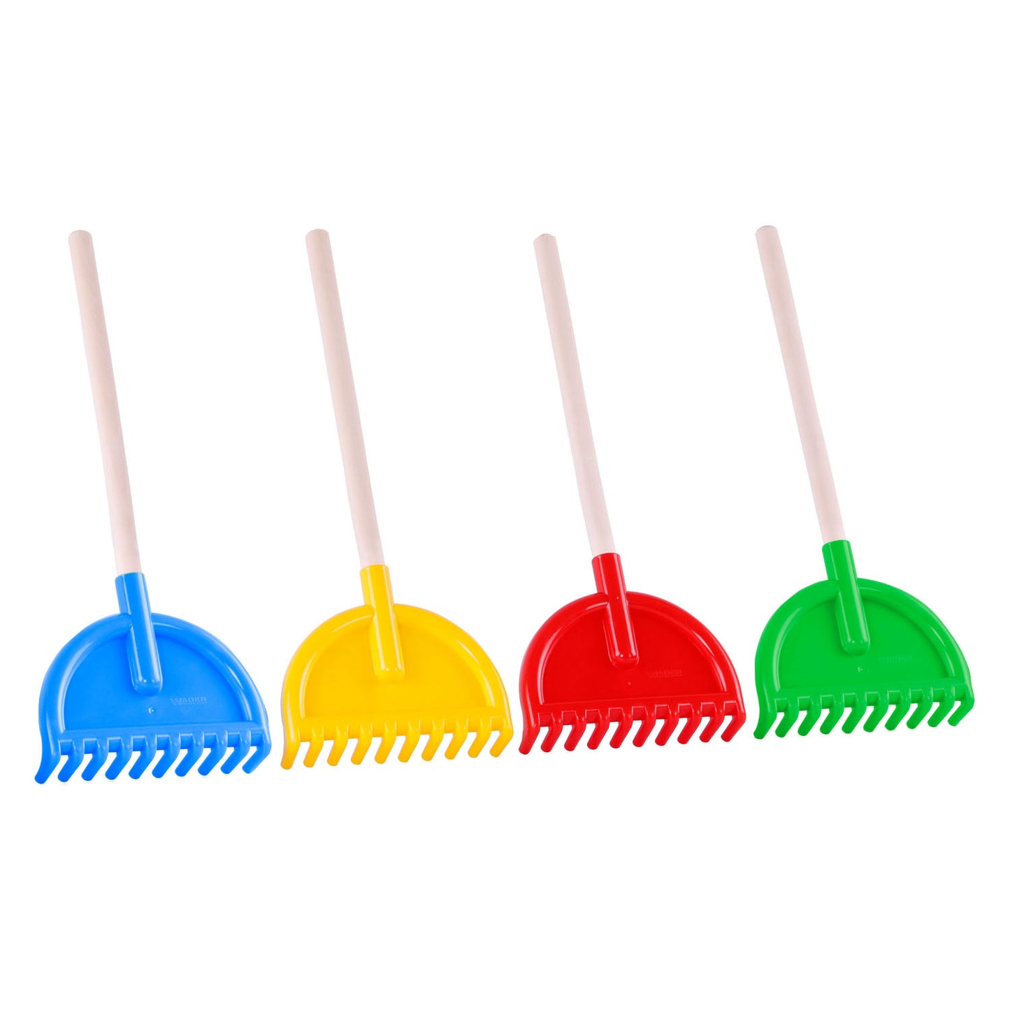 Cavallino Toys Rake di plastica Cavallino con colore in legno, 38 cm