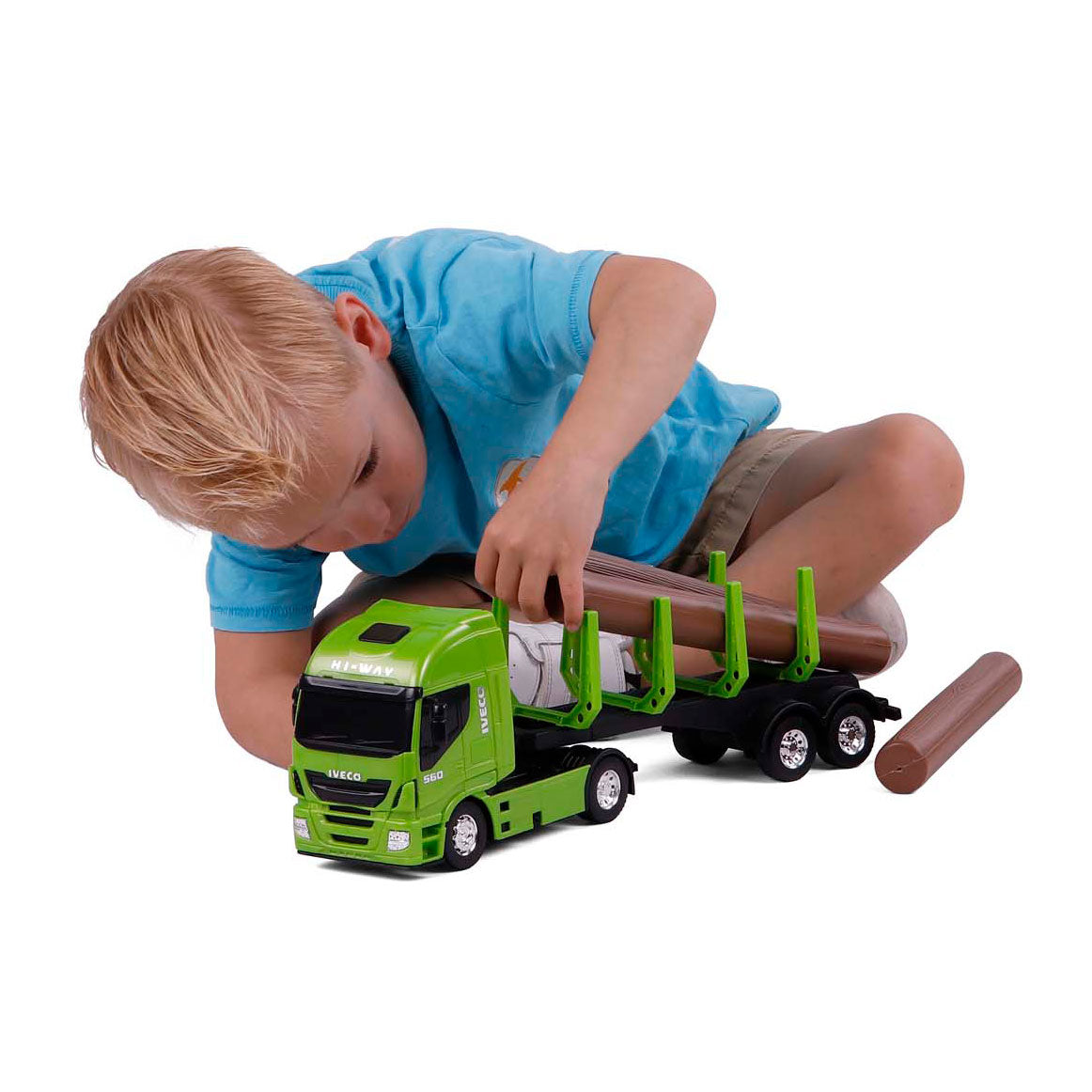 Cavallino Iveco Tree Trunk Truck Scala 1:30