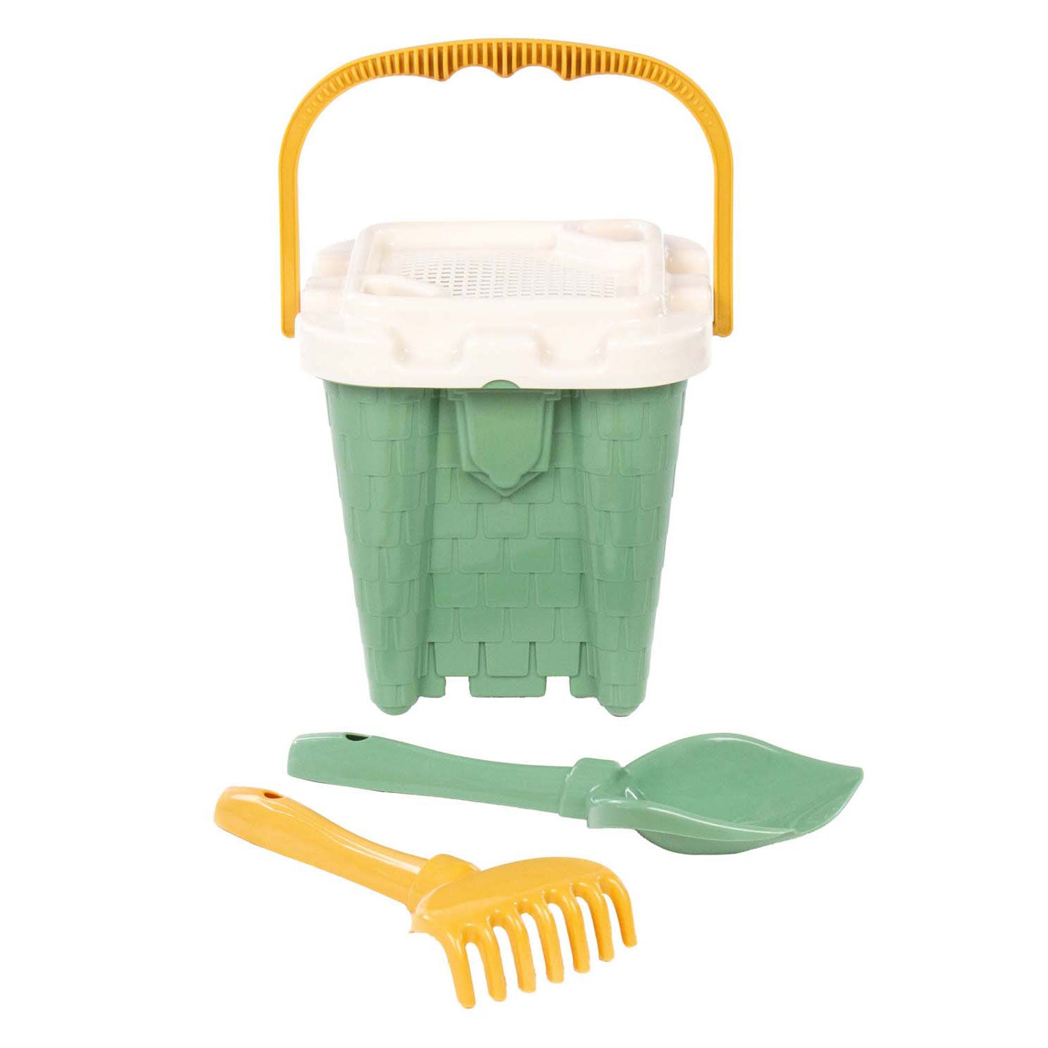 Set secchielli verde castello Cavallino, 4 pezzi.