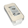 Ciotole Papstar in alluminio 1lt con coperchio10 pz