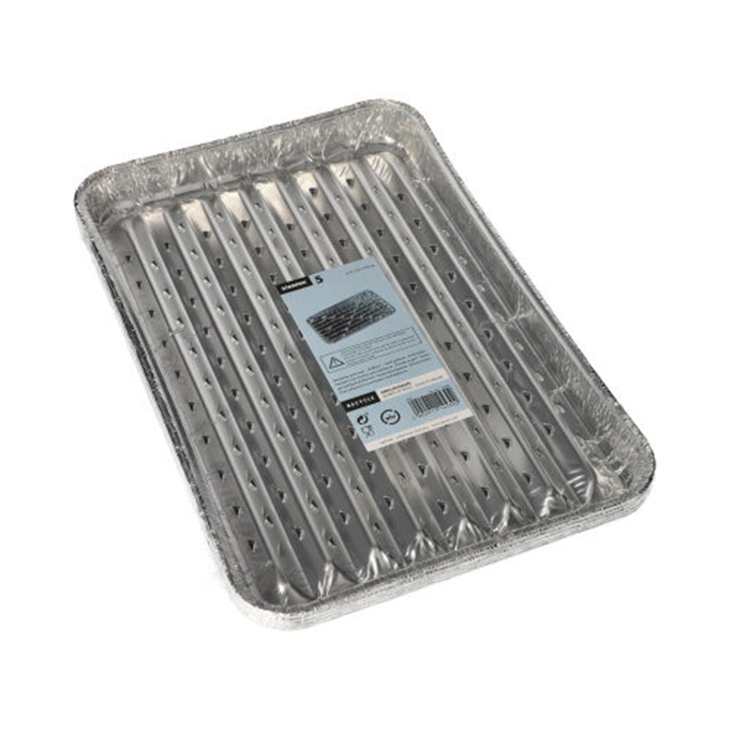 Piatti grill Papstar alluminio 34,5 cm 5 pezzi