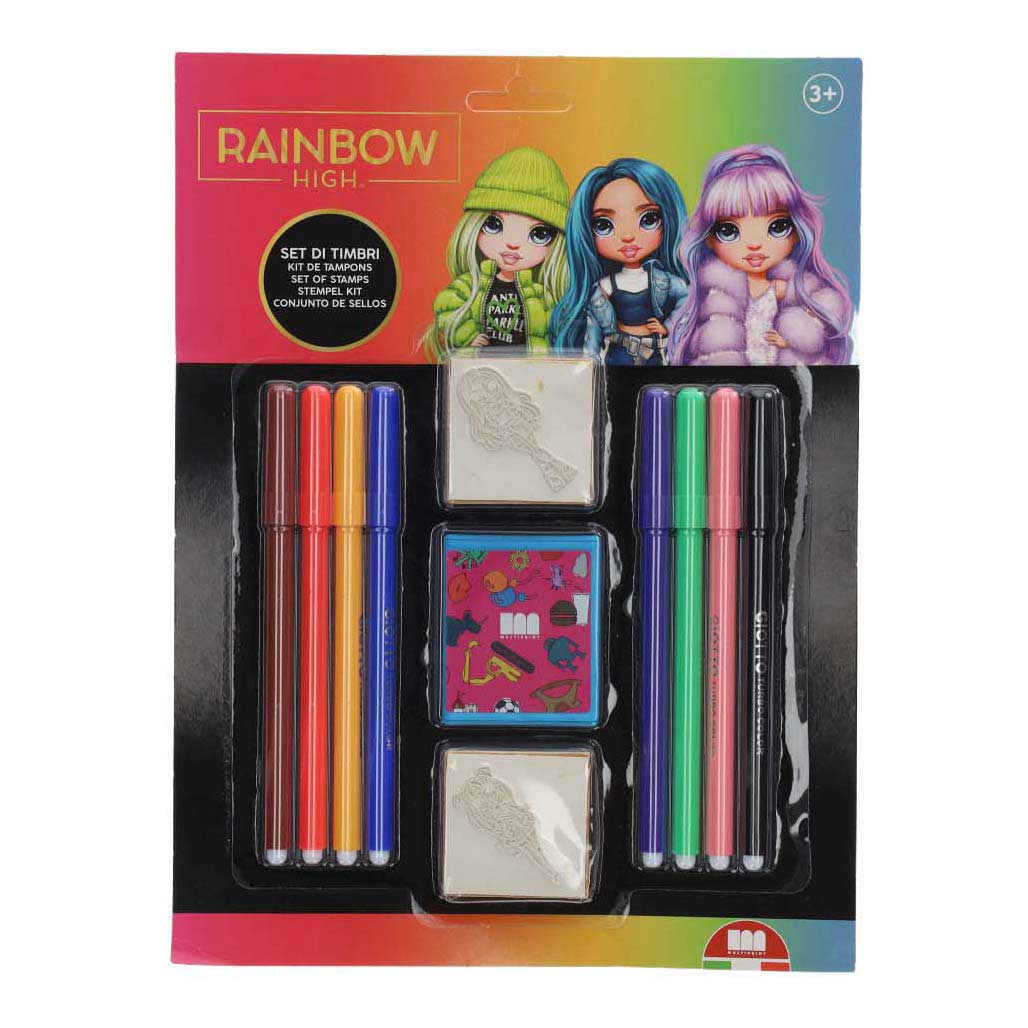 Conjunto de sellos altos de Rainbow Multiprint, 11DLG,