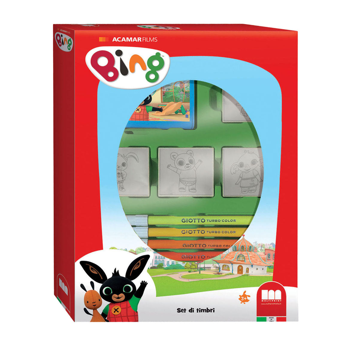 Bing stempelset met 4 stempels