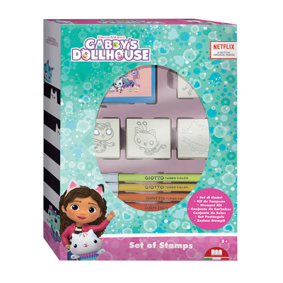 Set de sellos Multiprint Gabby's Dollhouse con 4 sellos