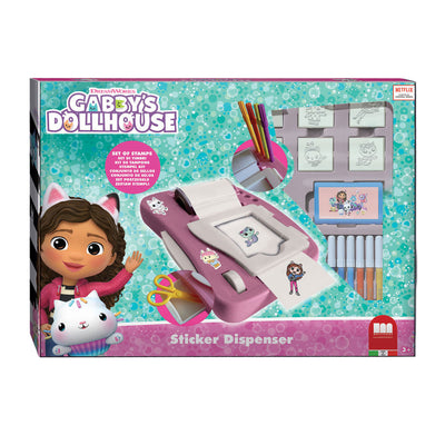 Conjunto de máquina de calcomanías muñecas de Gabby Multiprint Gabby