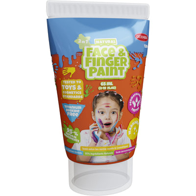 Boti Natural Face Fingerpaint Tube arancione, 65 ml