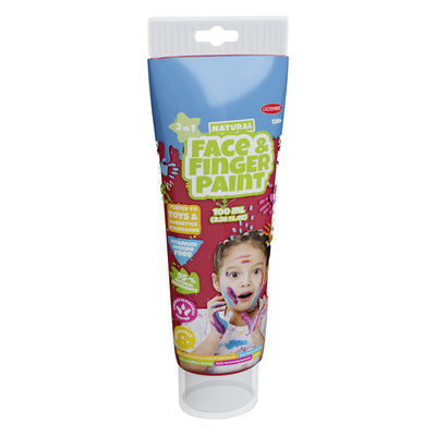 Boti Natural Face Fingerpaint Tube rosso, 100 ml