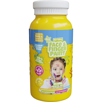 Boti natural face fingerpaint fles geel, 250ml