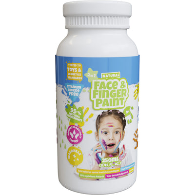 Boti Boti Natural Face Fingerpaint Bottle bianco, 250 ml