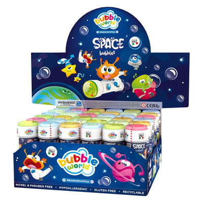 Spazio per bolle: 36x60 ml.