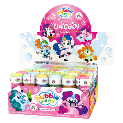 Unicornio que sopla burbujas - 36x60ml.
