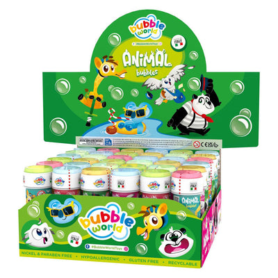 Animali che soffiano bolle - 36x60ml.