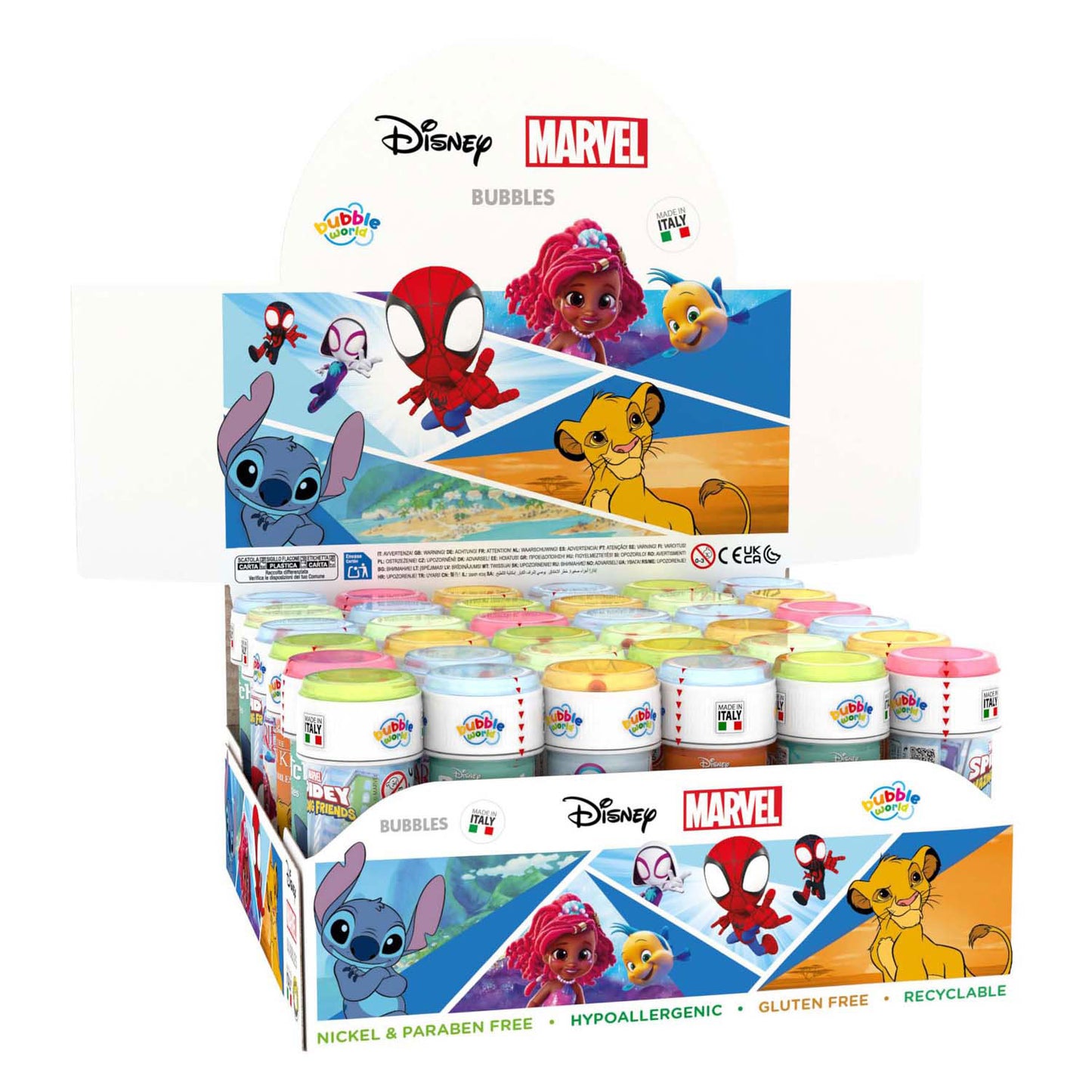 Maravilla del soplado de burbujas Disney - 36x60ml.