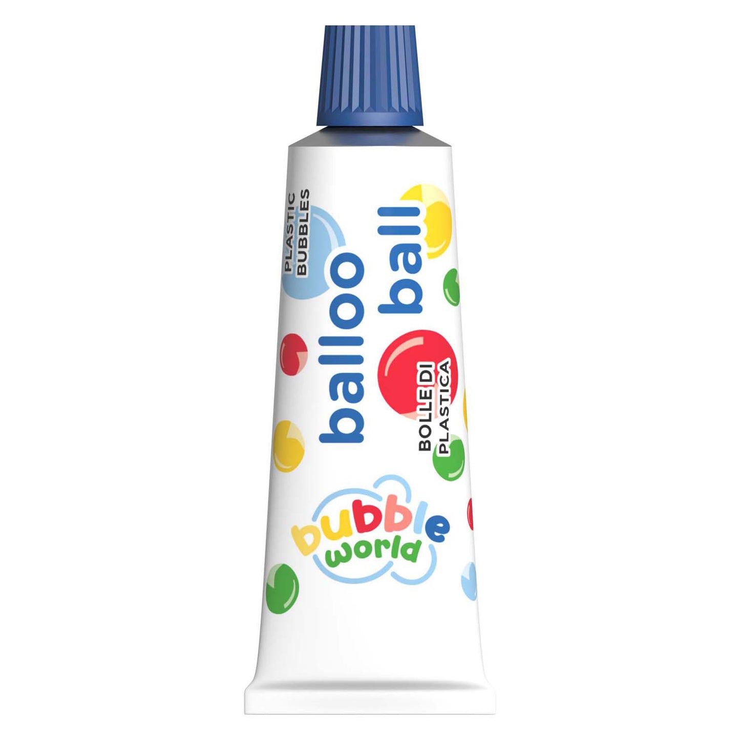 Soplar burbujas de plástico