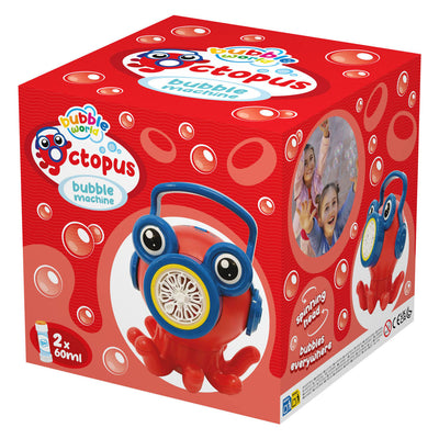 Bubble blowing machine octopus
