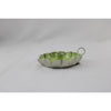 Candeliere atmosfera signorile verde 14x13x4cm