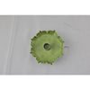 Candeliere atmosfera signorile verde 14x13x4cm